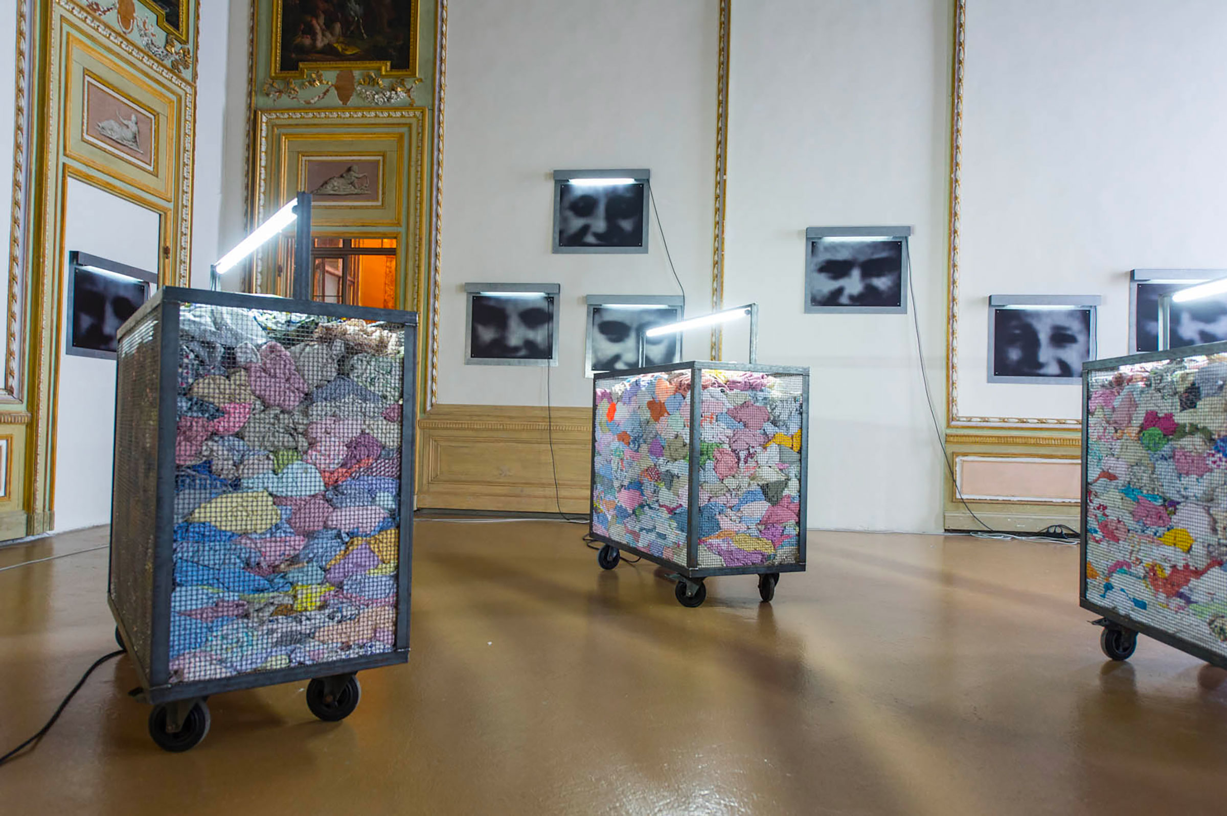 Christian Boltanski, Children, 2011, Containers, 2010